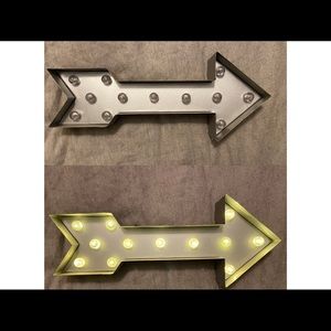 Light up decor arrow